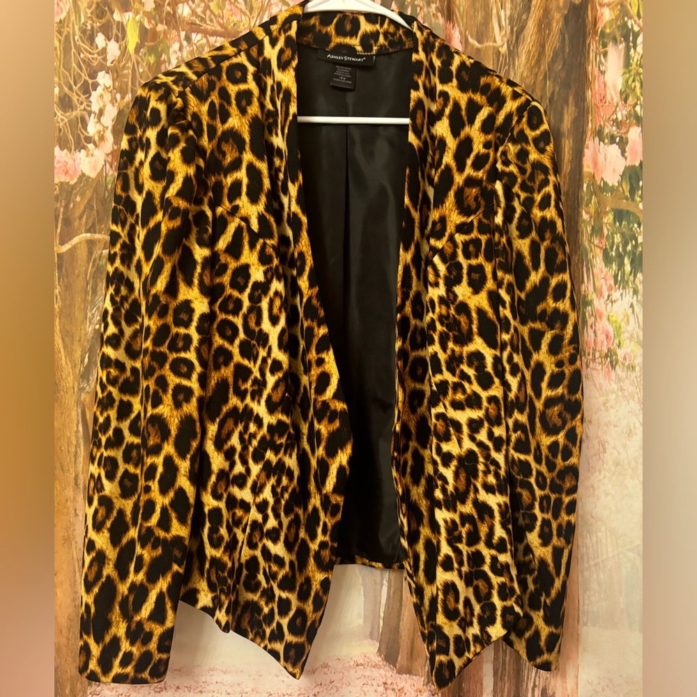 Animal Print Blazer